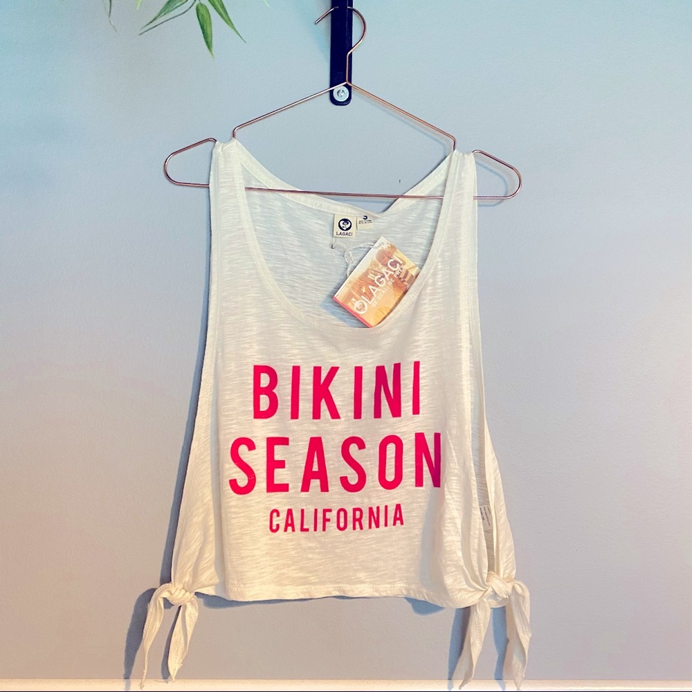 LAGACI ‘BIKINI SEASON’ TIE SIDE TOP